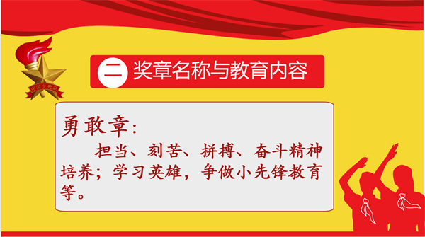 童心向党齐争章，勇敢拼搏有担当