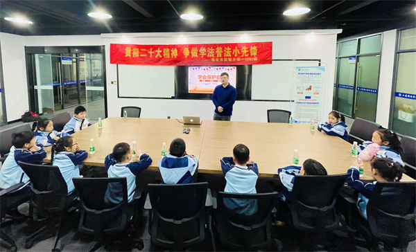 学习二十大精神，争做守法小先锋