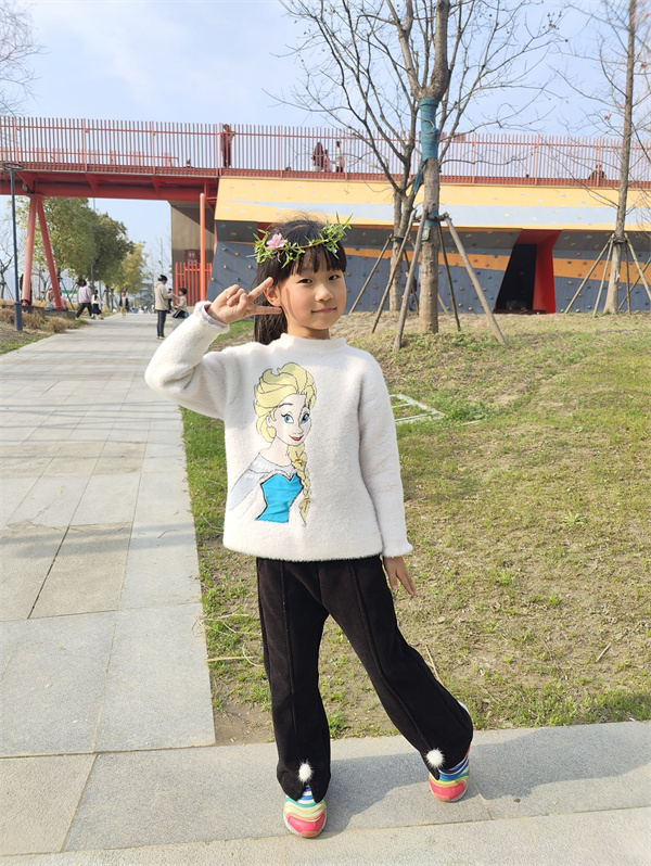 光荣的升旗手—— 一（17）班丁静嘉